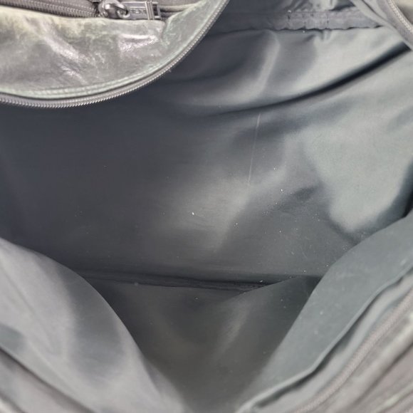 Tumi Alpha Black Leather Expandable Organizer Briefcase Bag Casual Travel Work - Picture 6 of 11